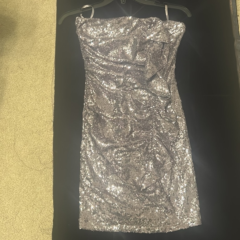 Superdown Like New Mini Sequins Step Less Dress S… - image 1